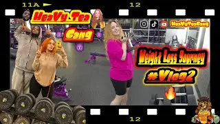 HeaVy Tea Gang - Weight loss journey - Vlog 2 Tuesday Leg Workout Routine