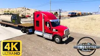 92 mph speed AMERICAN Truck Simulator oil tanker 4K(No Commentary) #gaming #americantrucksimulator 