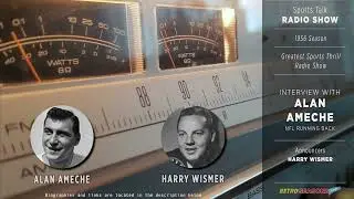 1956 &bull; Football Clip &bull; Alan Ameche NFL Radio Interview