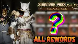 SURVIVOR PASS VOL 12 ALL REWARDS  NEW STATE MOBILE OCTOBER UPDATE 0.9.40