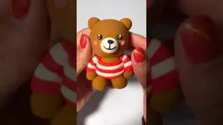Kids Craft-Easy DIY Clay Tutorial-How to Make A Cute Bear