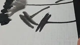 문인화기법  연 그리는 방법 
