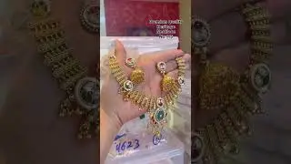 Premium High-Quality Heritage Necklace | Bridal & Temple Jewelry Collection &ndash; Ethnic Vastram