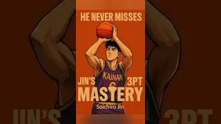 He Never Misses: Jin&rsquo;s 3PT Mastery! #slamdunk #anime