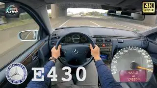 Mercedes E430 W210 POV Drive &ndash; V8 Comfort & Classic Elegance on the Road!