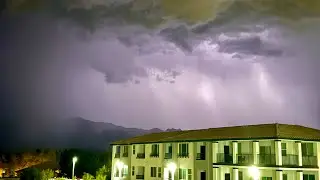 Las Vegas lightning storm 9/6/2025 #storm #lightning #nature #lasvegas #gaia #5d