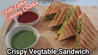 जिभेवर चव रेंगाळत राहणार Vegetable Zatka- Chatka Sandwich एकदा खाल नेहमीच बनवाल .
