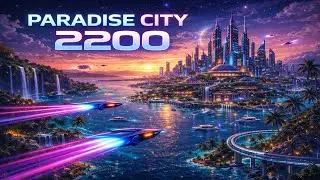Paradise City 2200: A Cinematic Tour of Tomorrow | Sci-Fi AI Short Film (4K)