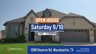 1588 Reserve North Grove Waxahachie Texas Home for Sale - Open House
