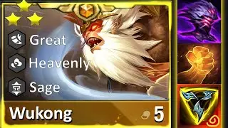 M-M-Monkey! 3 Star WUKONG ⭐⭐⭐ GO BONK BONK! | TFT Set 11