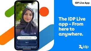 The IDP Live app &ndash; From here to anywhere.