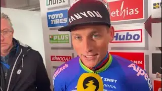Dit zegt Mathieu van der Poel na zijn knappe zege in de Wereldbeker Hulst 2022 - WIELERFLITS