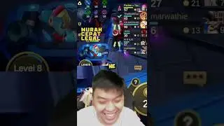 BUG HARPER ROCK SOLID WKOWKWO AKU BUGGER AKU BUGGER ! #shorts #magicchess #fanlee #mobilelegend