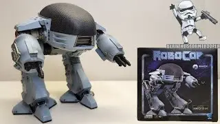 Hiya Toys Robocop ED209! 1:18 Scale Action Figure with Sound Review! Bert The Stormtrooper Reviews!