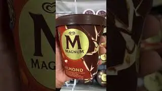 EXPENSIVE MAGNUM ALMOND ICE CREAM 🍧 #shorts