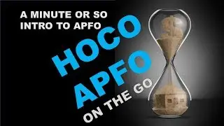 HOCO APFO - ON THE GO - 1 MINUTE INTRO ON APFO