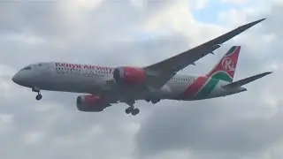 (HD) Rush Hour Arrivals at London Heathrow Int'l Airport