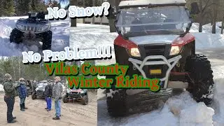Touring Vilas County's New ATV/UTV Winter Routes | New Winter UTV Riding From Eagle River to Conover