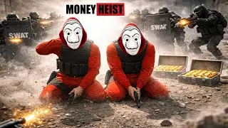 PARKOUR VS MONEY HEIST : Bad Guy Breaks Security at Police HQ for Money | Epic POV