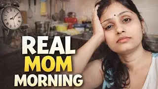 Real but not AESTHETIC Indian Mom Morning Routine~Homemaker Life with 2 Kids~Uniltered Family Vlog