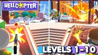 HellCopter: New 3D Shooting Game &ndash; Levels 1-10 | Gameplay #1 (Android Game)
