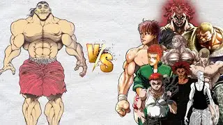 Yuichiro hanma vs hanma family ( yujiro,baki,jack hanma)
