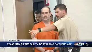 Man pleads guilty to stalking Indiana Fever's Caitlin Clark