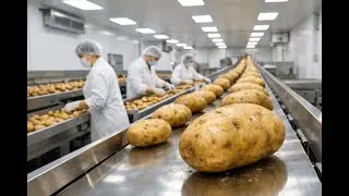 Inside the Potato Factory – From Soil to Harvest (Full Process)---