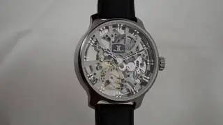 Jaeger Lecoultre skeleton wristwatch