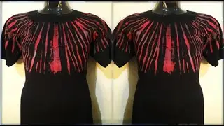 HOW TO TIE DYE | UPPER PART REVERSE FAN FOLD | TRIPPY DYES PRODUCT | DIY
