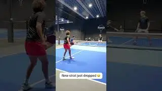 The new winning formula in pickleball Doubles... 😅