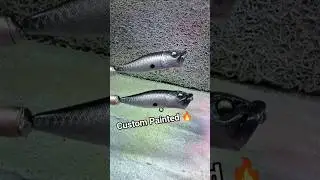 BMF Custom Painted Megabass Popx #custom #bass #bassfishing #fish #fishing #tips #tricks #shorts