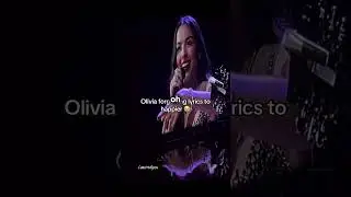 Olivia Rodrigo Forgot Her Own Lyrics On Stage and Her Reaction Was funny😂#oliviarodrigo #shorts