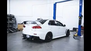 EVO X REAR DIFFUSER INSTALLTAION ( AEROFLOWDYNAMICS )