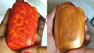 Dry Soap Crumble Tingle Satisfying Relaxing video ASMR Soap Cutting Decorated Painted Soaps Tickling