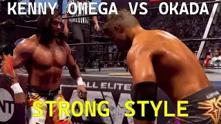 INSANE Kenny Omega's Quest for AEW Gold: Can He Topple Okada's Dominance? | #wwe2k24  Gameplay #6