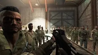Fallout 4: FN SCAR VS 200 Gunners in slow motion