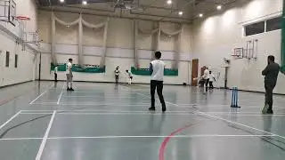 Lutonian Crystal Sports Indoor Cricket League, Denbigh High school. Naeem Hawks beat Luton Strikers.
