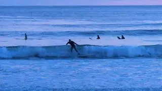 Surfing Vancouver Island at Sunset on 2024.10.10 - edit 6a  #surfingdreams #waves  #surf #sunset