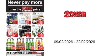 Boxer specials - LIQUOR FEB MM LEAFLET - 09/02/2026 - 22/02/2026