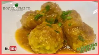 Albondigas de sepia HOY COCINAS TU by Cesar Espi.