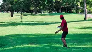 Playing Disc Golf in Ottawa Kansas F9