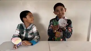 || Creating a snowglobe! With Kaemon and Kaelub || a very simple and easy craft for kids ||