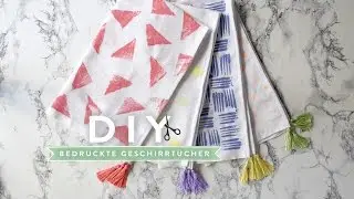 Bedruckte Geschirrt&uuml;cher | WESTWING DIY-Tipps