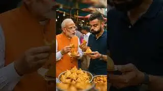 The Samosa Summit: Modi & Kohli's Snack Break Diplomacy