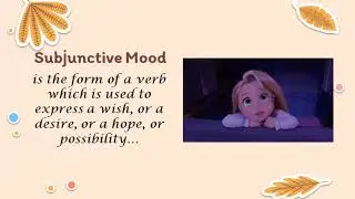 MOODS OF VERBS - INDICATIVE, IMPERATIVE AND SUBJUNCTIVE