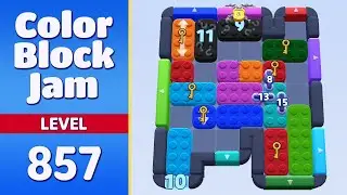 Color Block Jam Level 857 | Every Puzzle Solved! 🎯