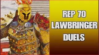 Fighting a Scripting Kensei - For Honor Rep 70 Lawbringer Duels