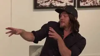 Andrea Blanch's interview with Norman Reedus at Sotheby's