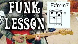Fingerstyle Funk Guitar Lesson / Kool and The Gang Style / Octaves and Chord Hammer Ons